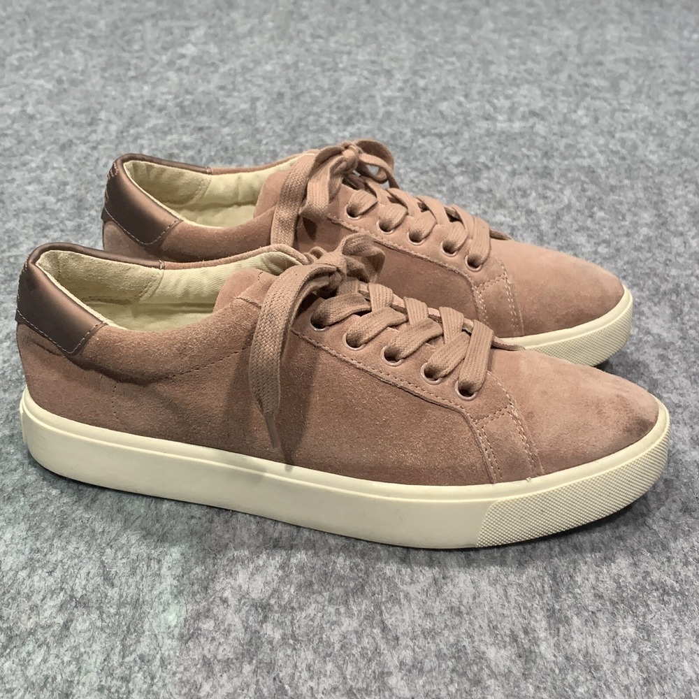 Sam Edelman Ethyl Low Top Sneaker Rose Pink Suede Women's Size US 7
